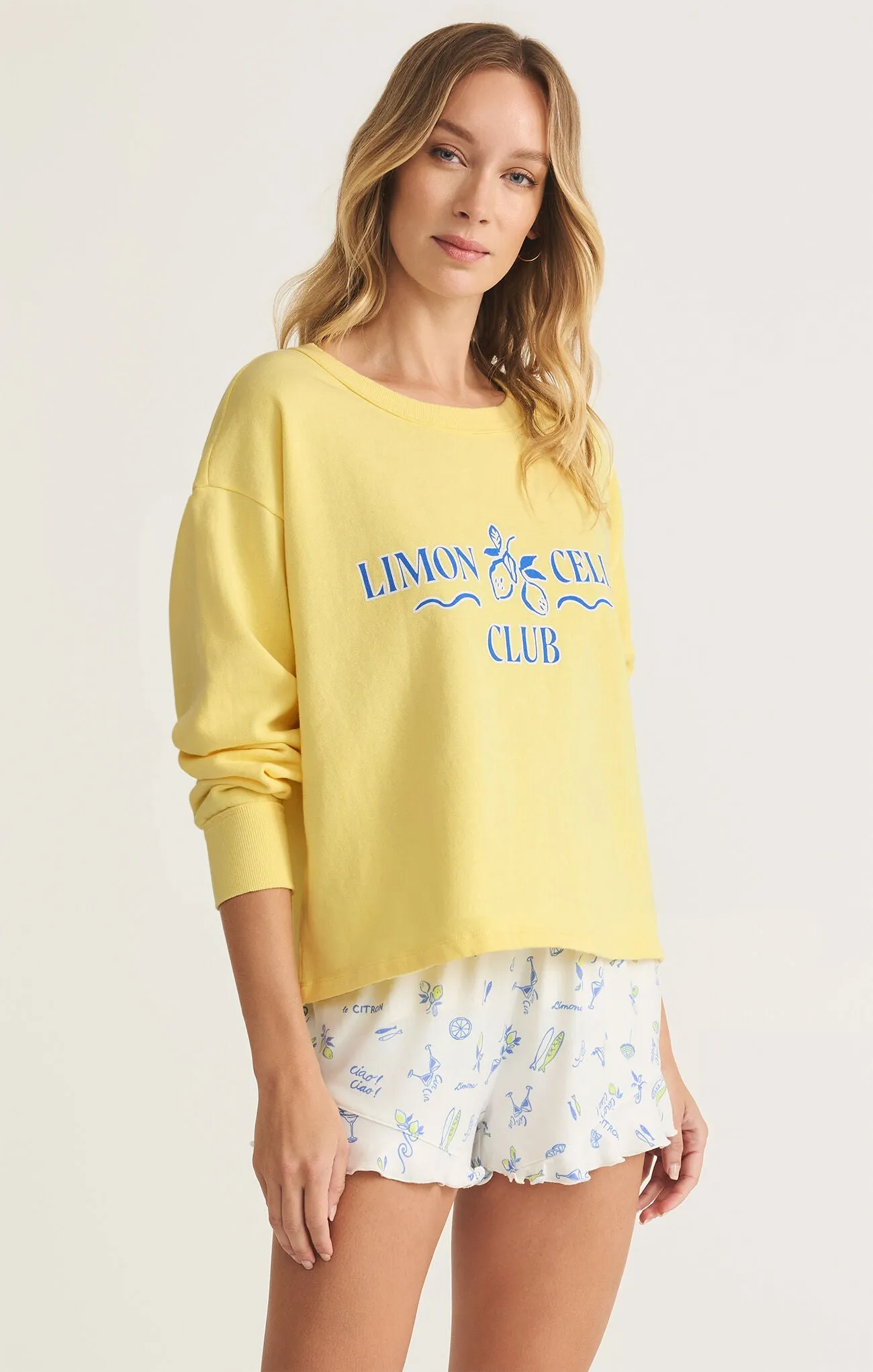 Limoncello Sweatshirt in Lemonade