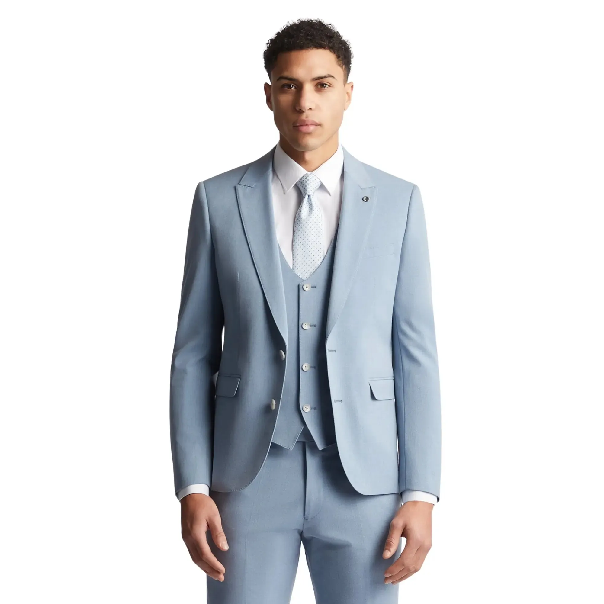 Massa Suit Jacket - Sky Blue