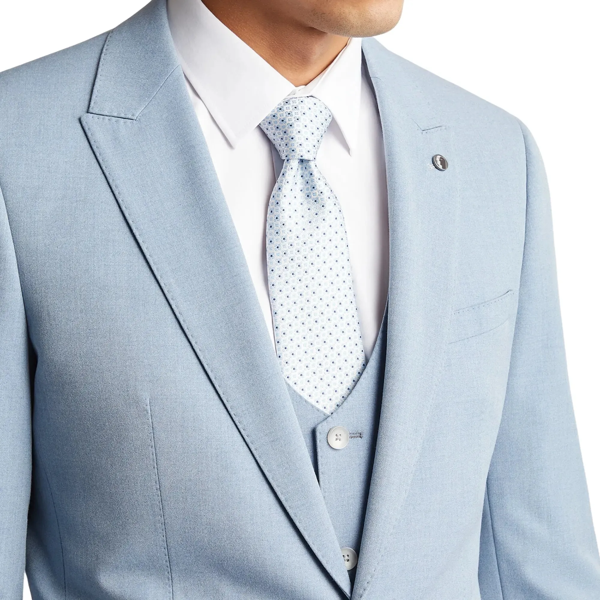 Massa Suit Jacket - Sky Blue