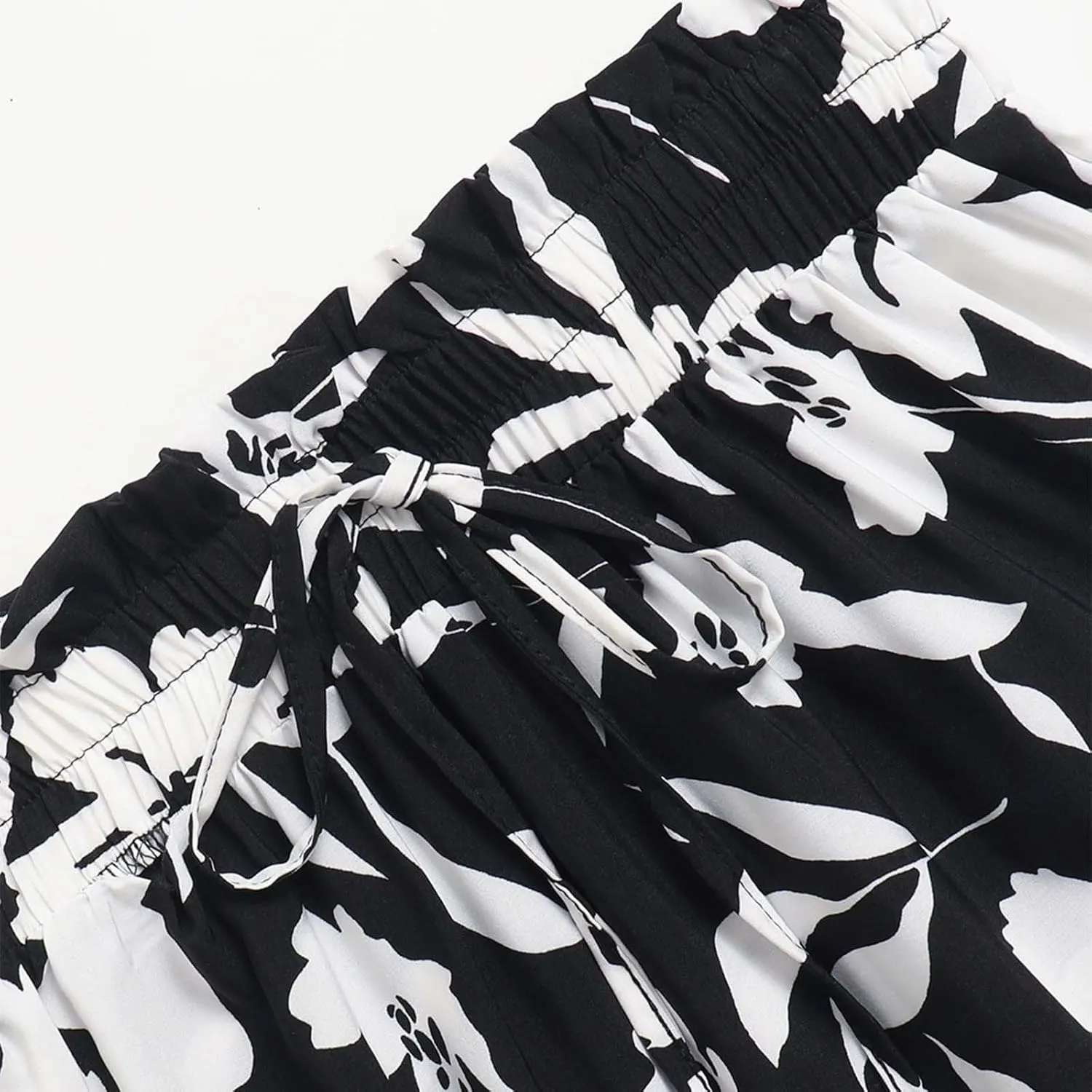Maxi Skirts for Women Summer 2025 High Waisted Flowy Floral Long Skirt Vacation Beach Ruffle A Line Skorts