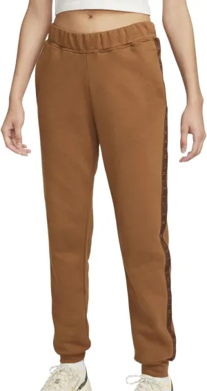 Nike Sportswear Essential Women's Fleece Pants Womens Size - Small Ale Brown/Cacao Wow