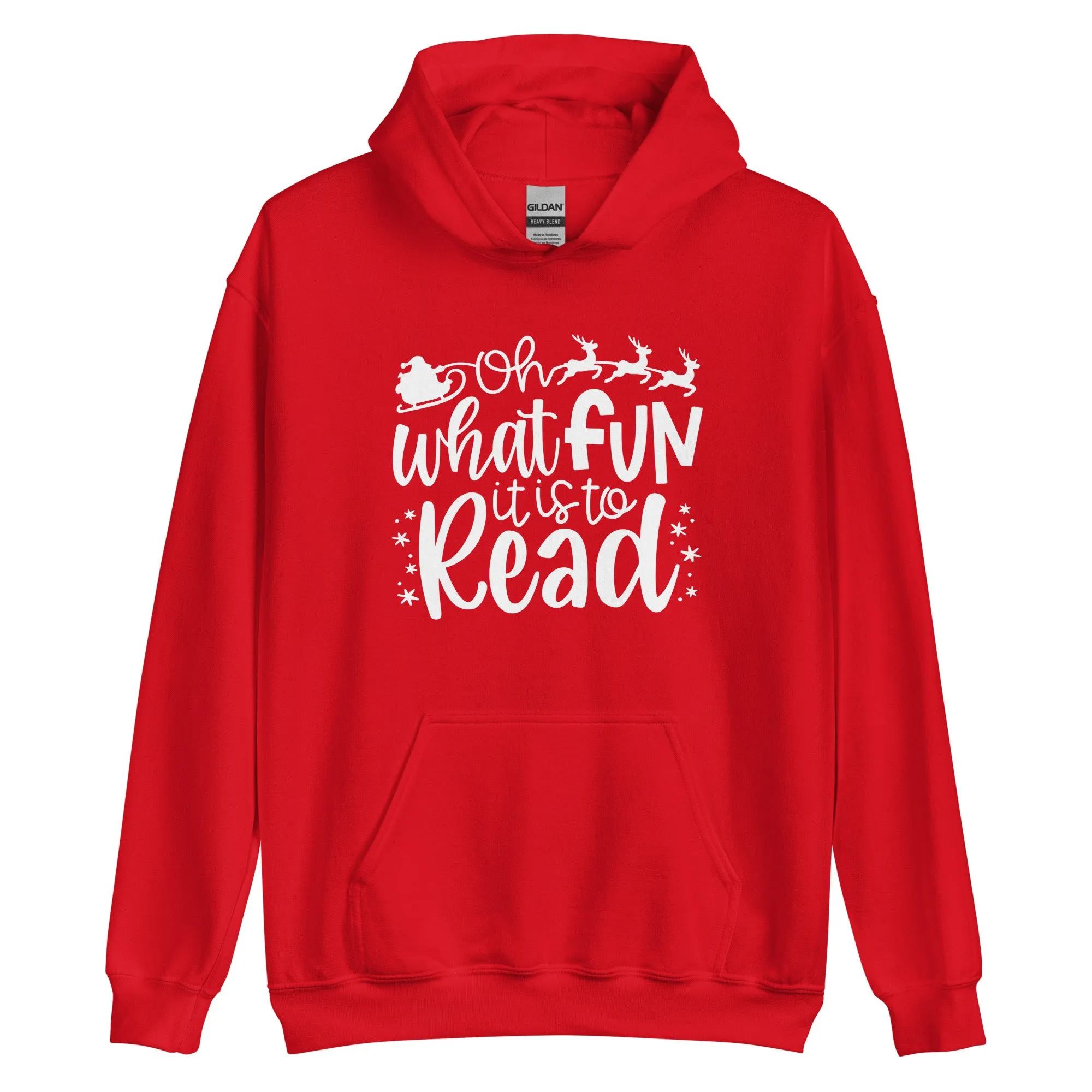 oh what fun it is to read hoodie
