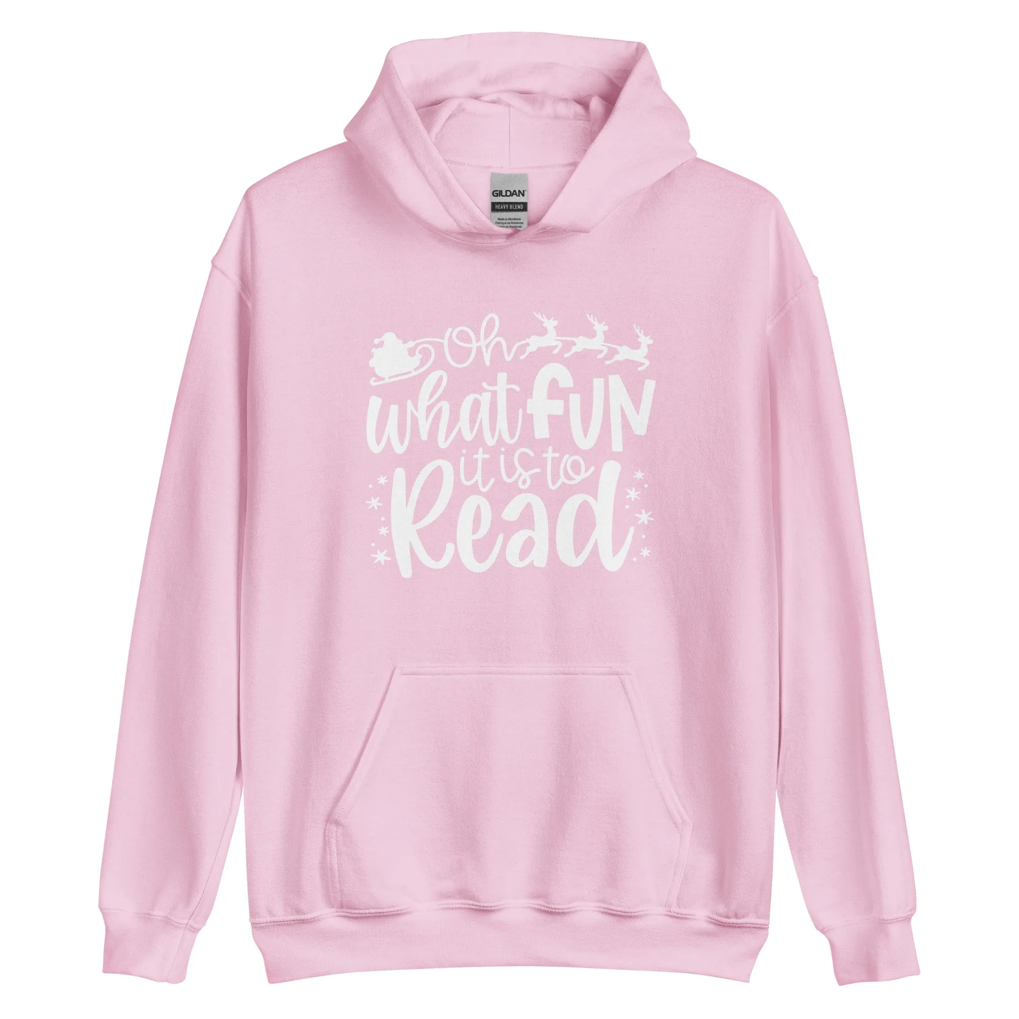oh what fun it is to read hoodie