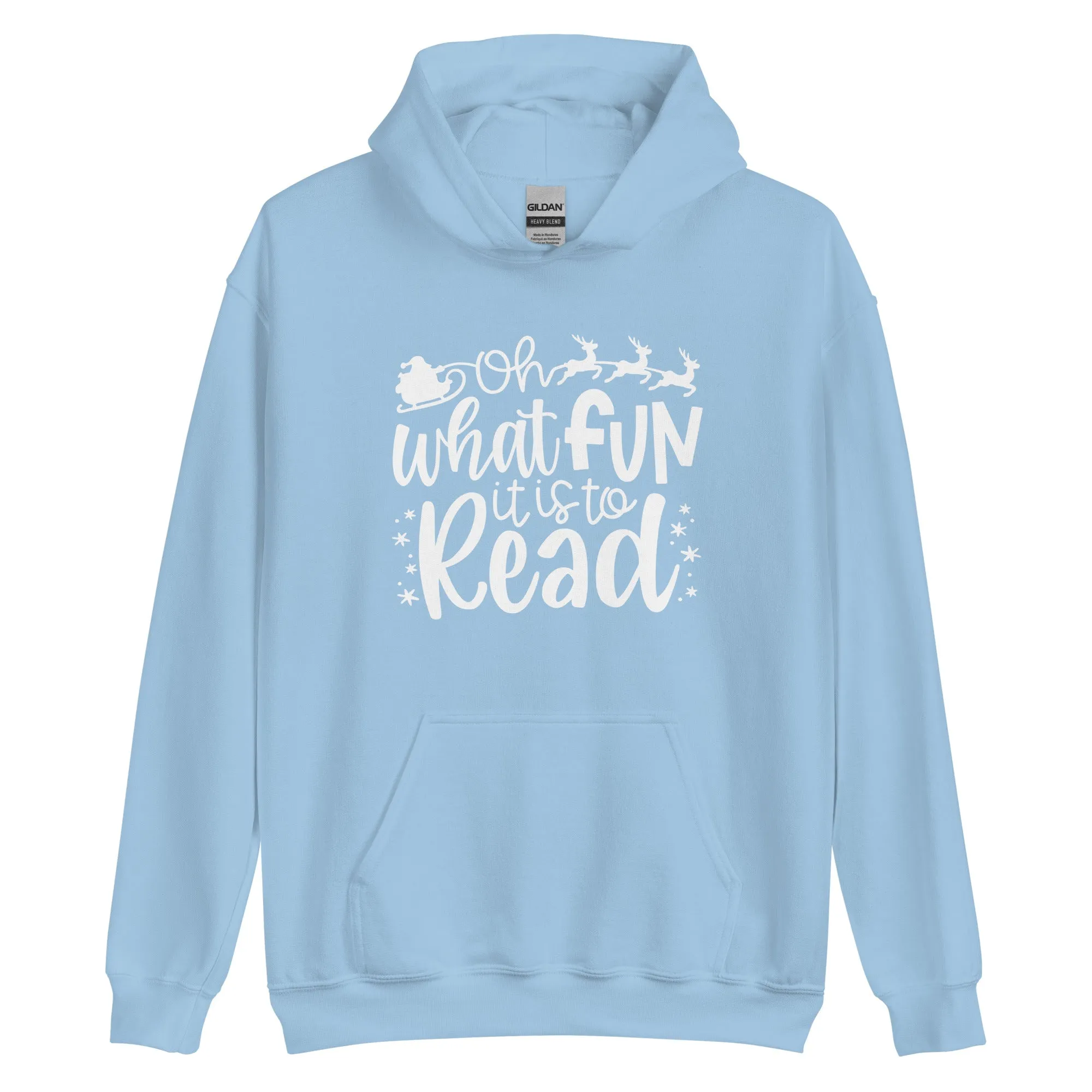 oh what fun it is to read hoodie
