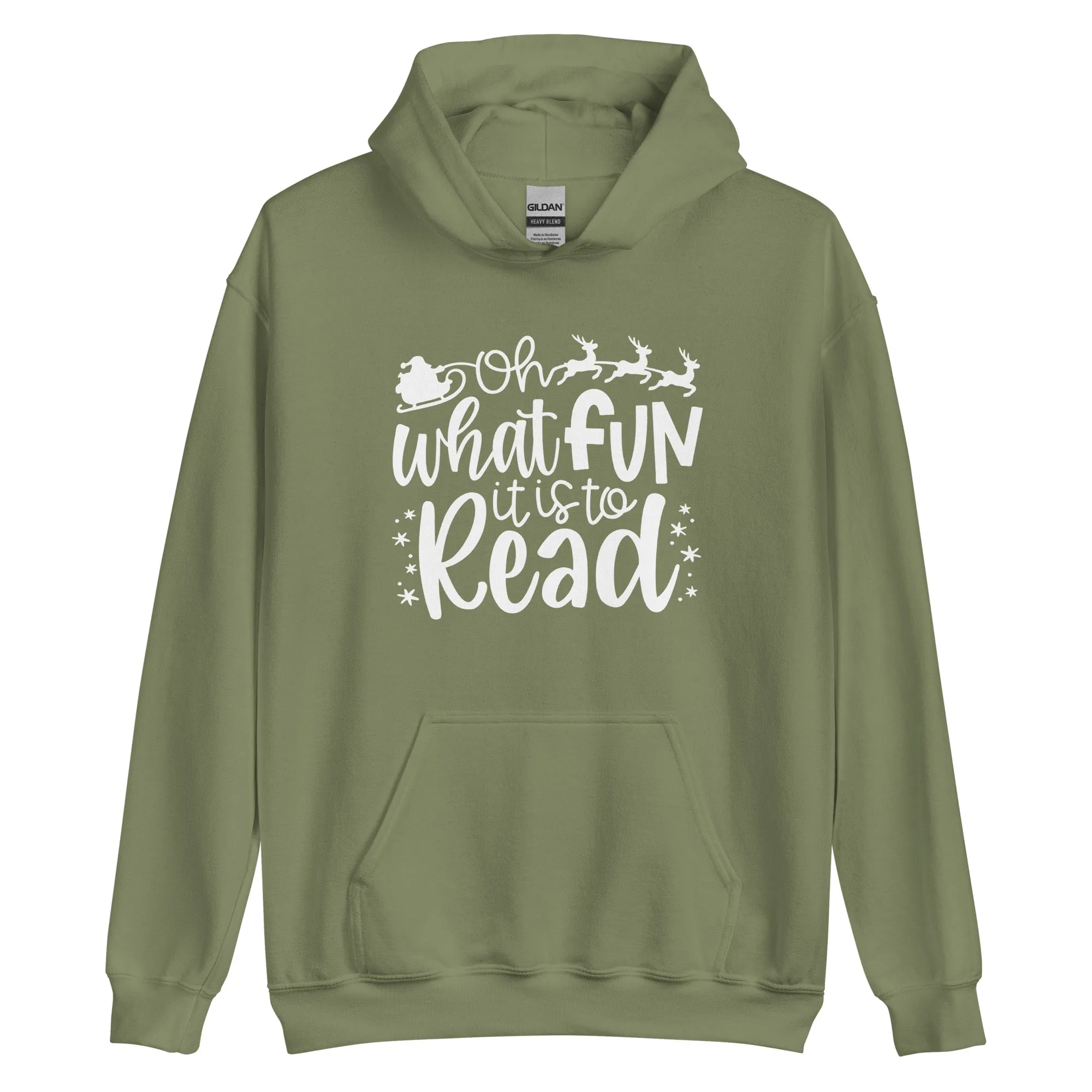 oh what fun it is to read hoodie