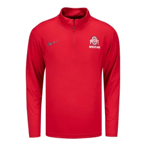 Ohio State Buckeyes Nike Wrestling 1/4 Zip Scarlet Jacket