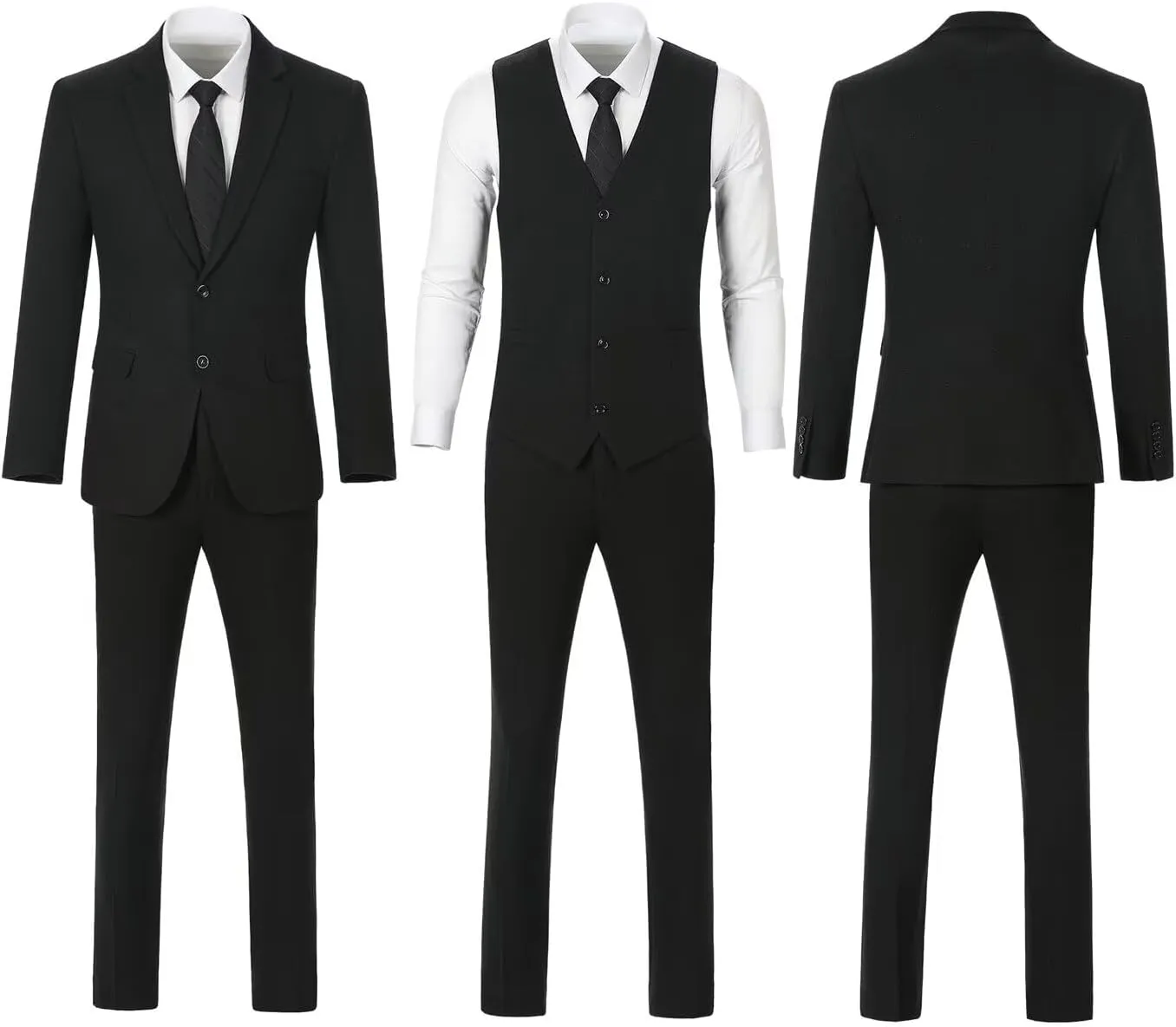 Retro 3 Piece Boys Suit Tweed Herringbone Boy Suits Slim Fit Dress Tuxedos Set Prom Teens Kids Jacket Blazer Vest Pants