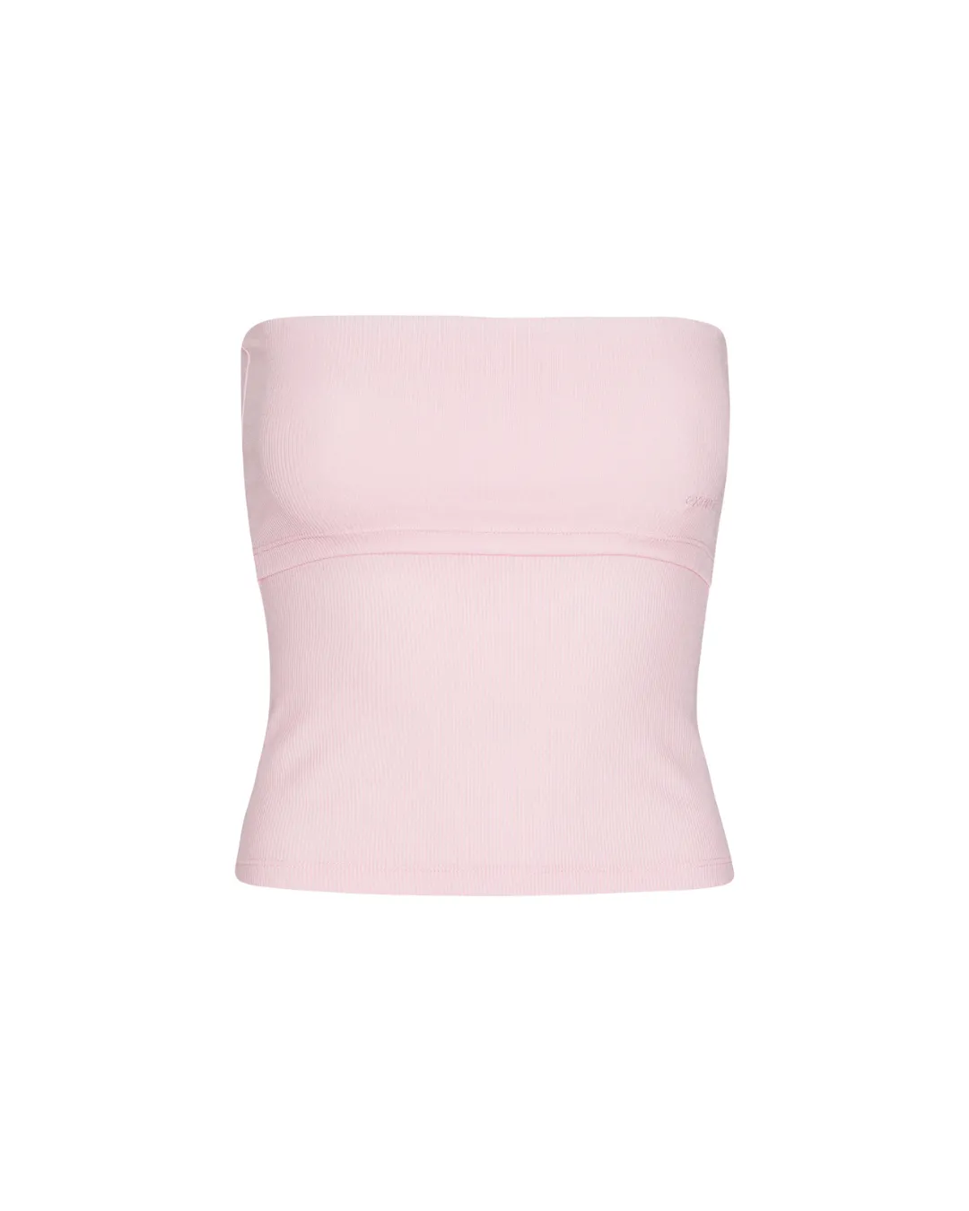 Rib Tube Top - Soft Pink