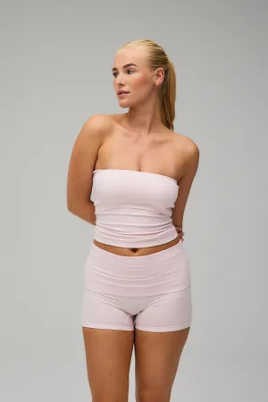 Rib Tube Top - Soft Pink