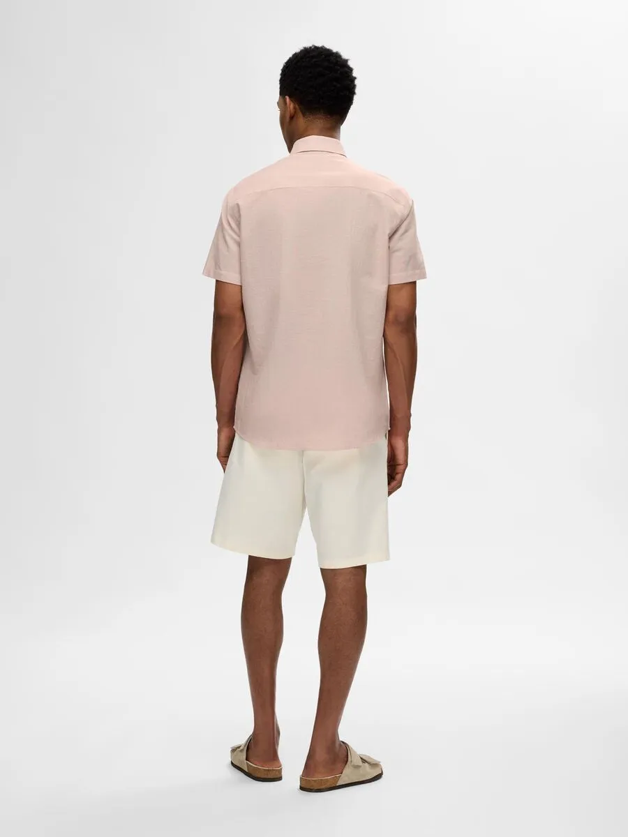 SEL16079053 Reg New Linen Short Sleeve