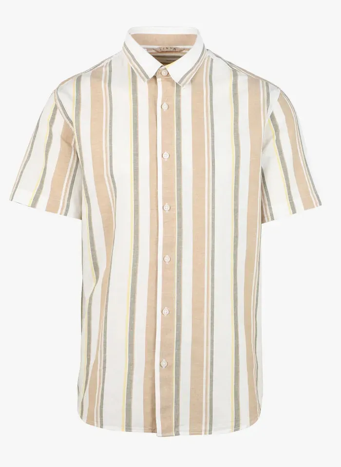 SEL16079053 Reg New Linen Short Sleeve
