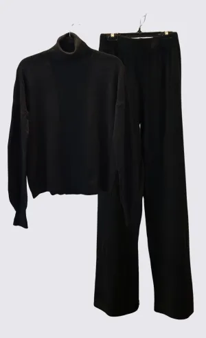 Soft Knit Turtle Neck Sweater   Pants Set