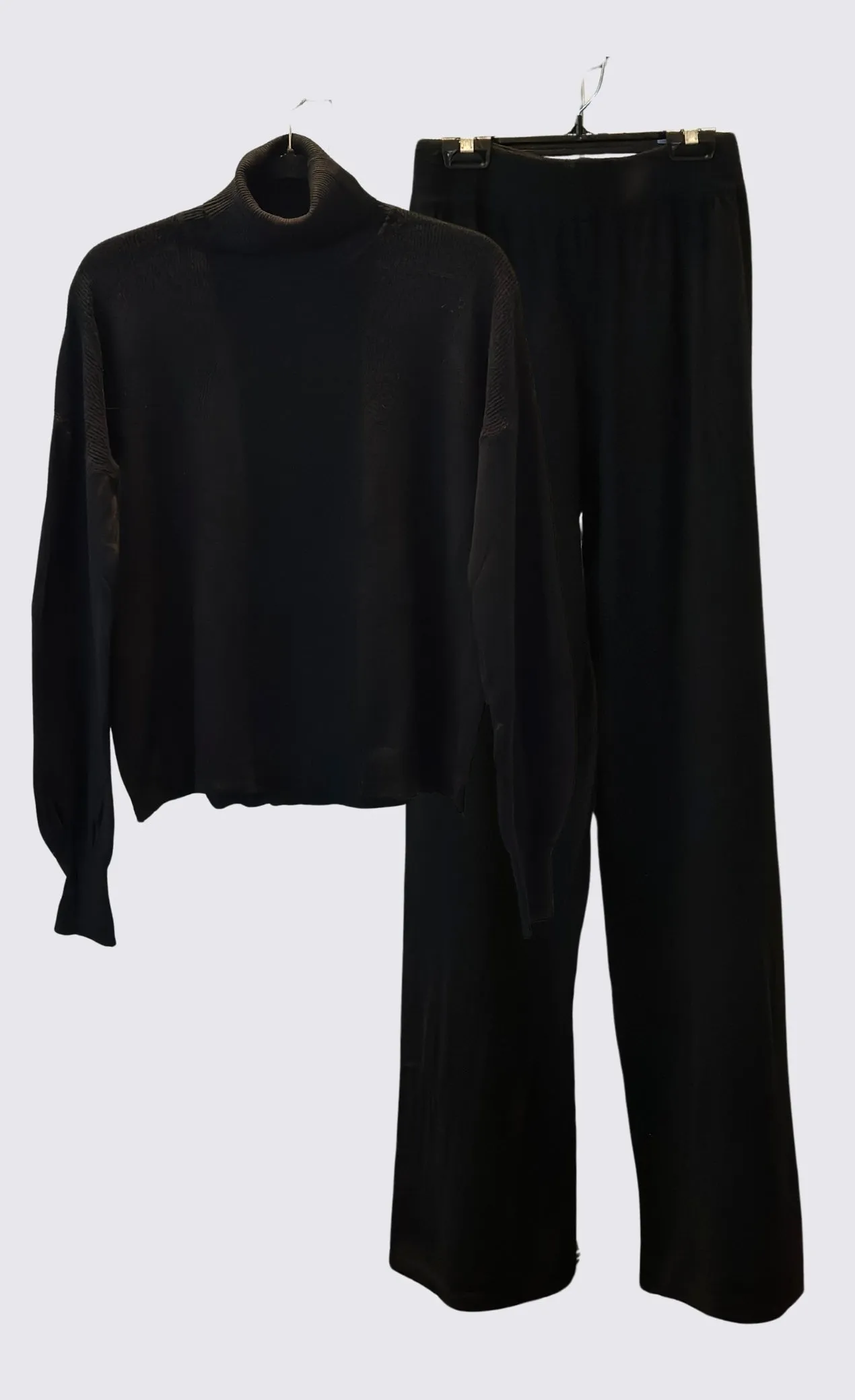 Soft Knit Turtle Neck Sweater   Pants Set