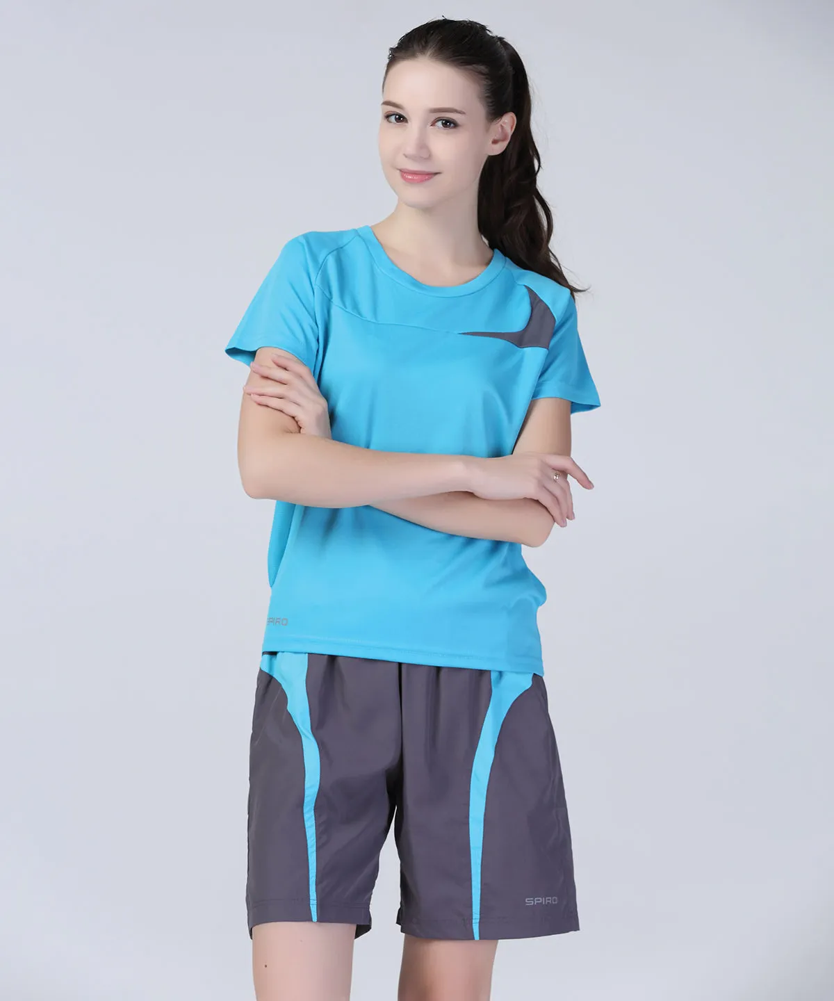 Spiro micro-lite team shorts | Black/Grey