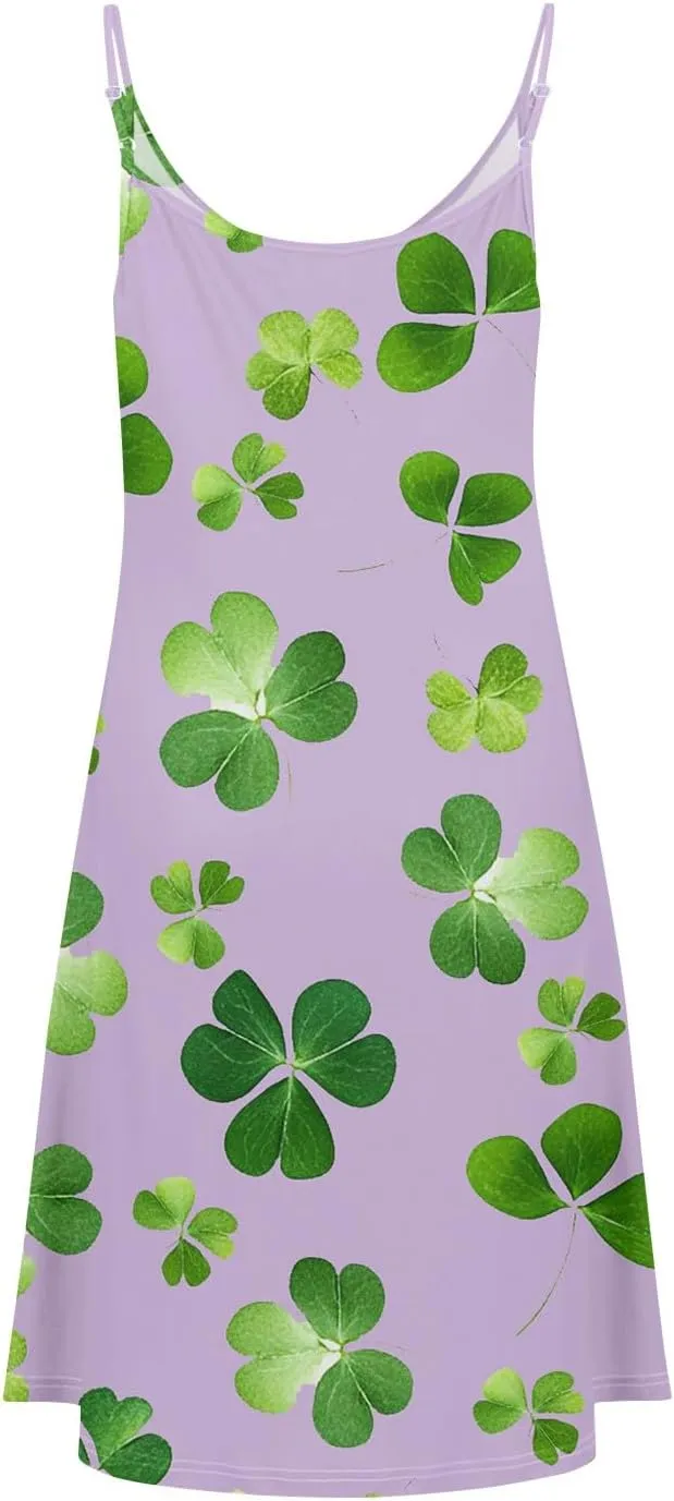 Summer Dresses for Women Plus Size Trendy 2025 Midi Dress Flowy Casual Button Down Swing Tank for Vacation Floral