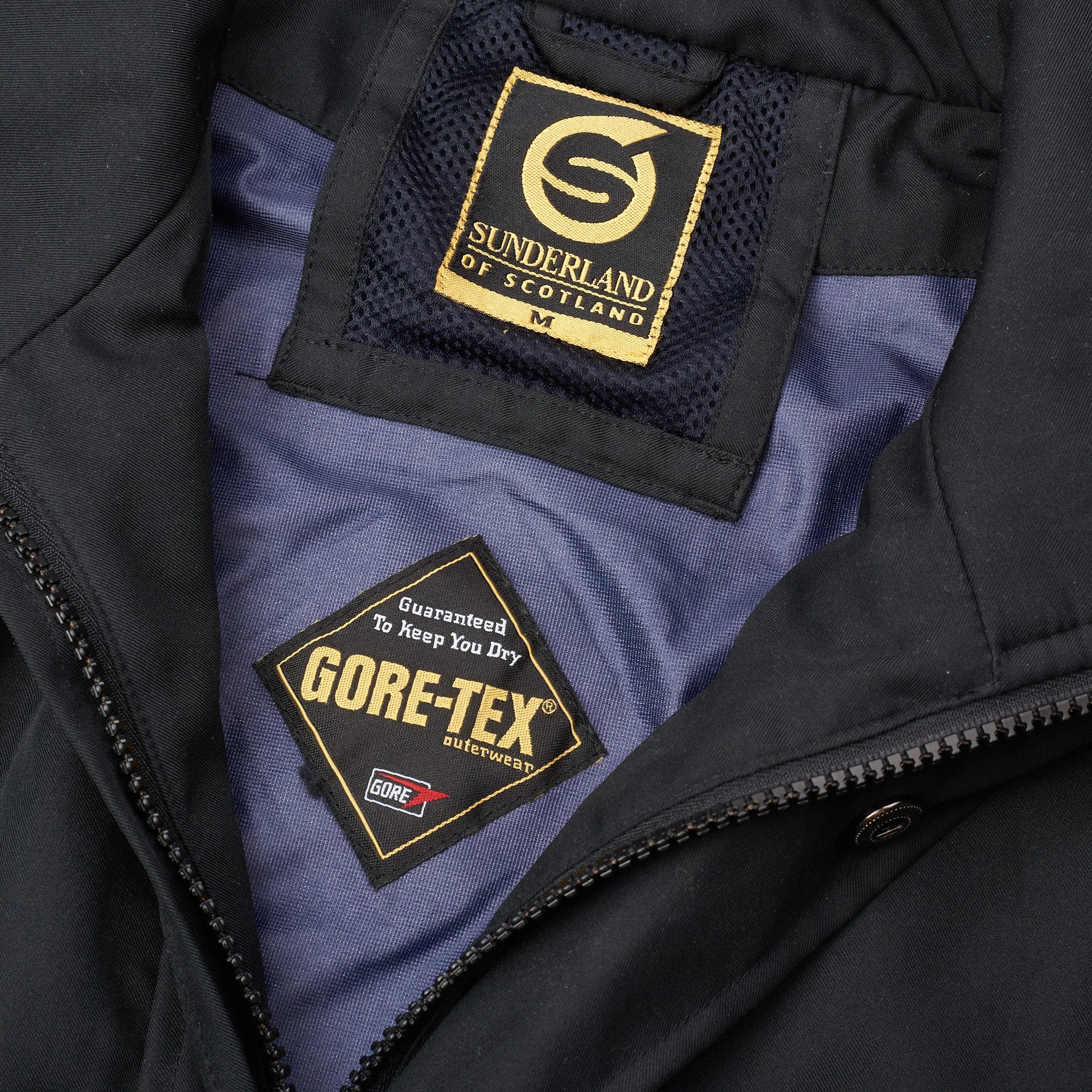 SUNDERLAND of Scotland Goretex Waterproof Breathable Classic Lite Rain jacket M