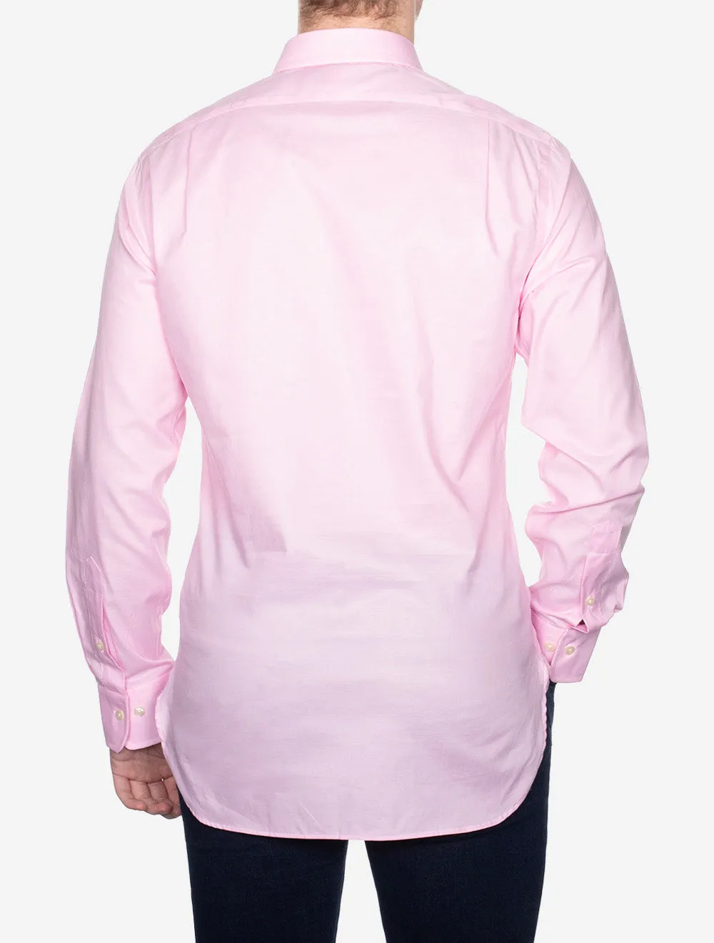 Textured Slim Shirt Pink