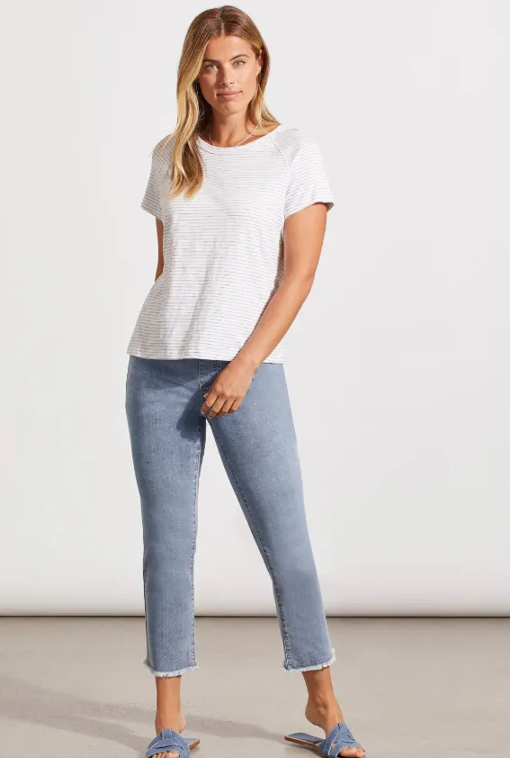 TOP - SHORT SLEEVE RAGLAN TOP