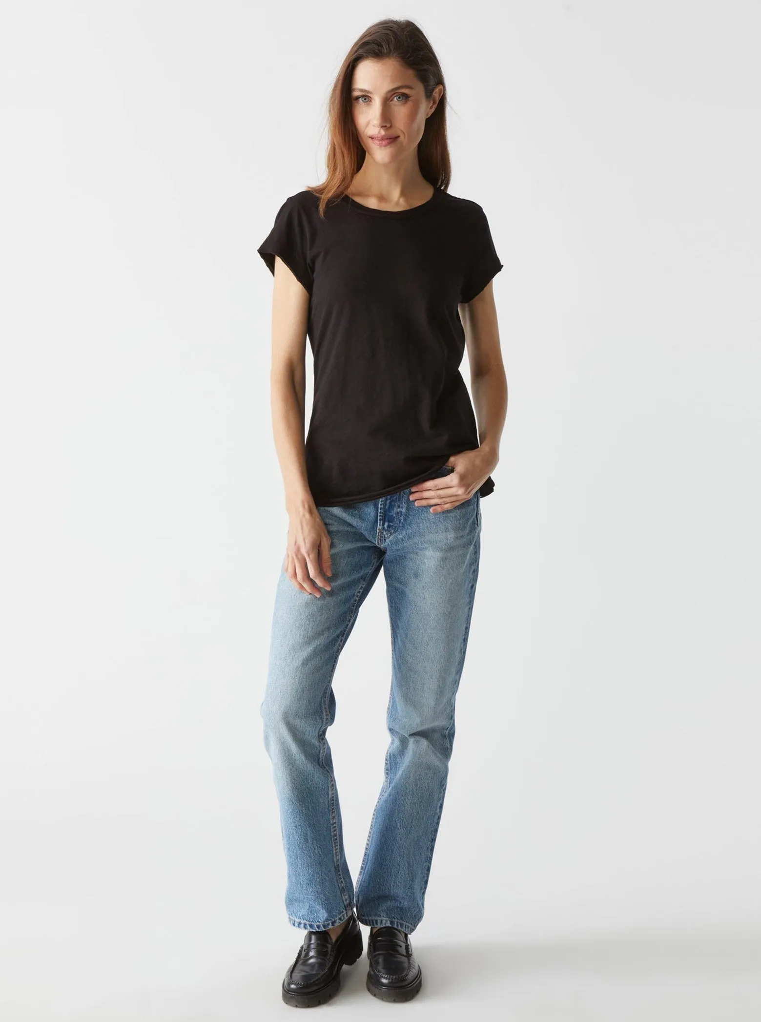 Trudy Supima Tee - Black