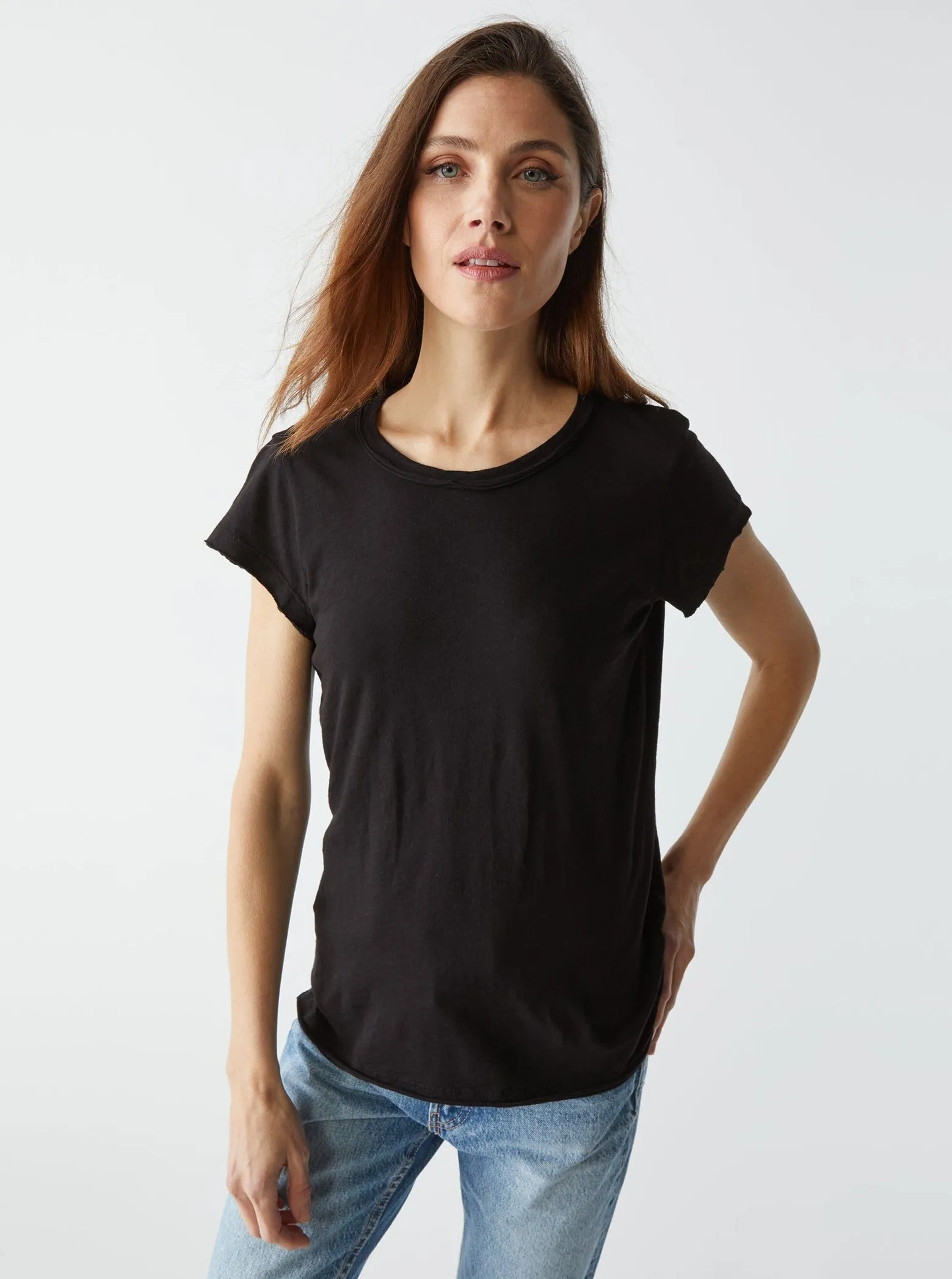 Trudy Supima Tee - Black