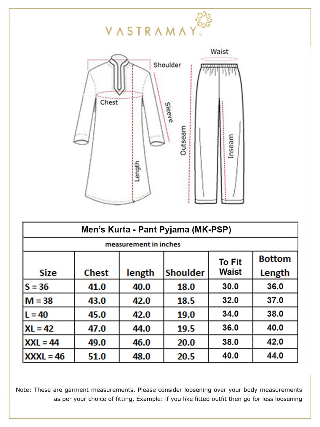 Vastramay Men's Grey Cotton Kurta Set