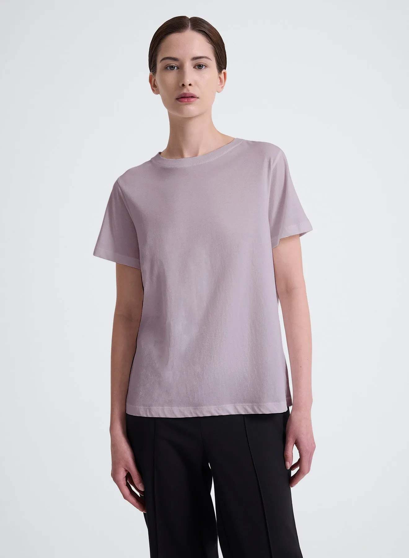 Verte Organic Cotton Tee - Pearl