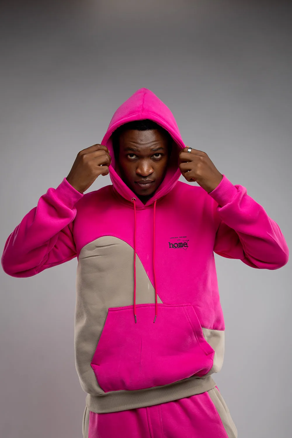 Warm Wave Hoodie - Hot Pink on Cedar