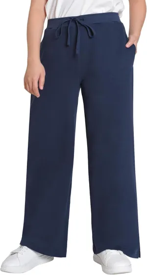 Weintee Women's Petite Wide Leg Sweatpants Petite Length