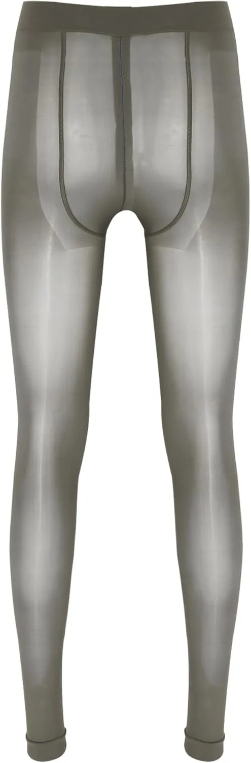 Women's High Waist Pantyhose Hosiery Seamless Silk Tights With Zipper Crotch