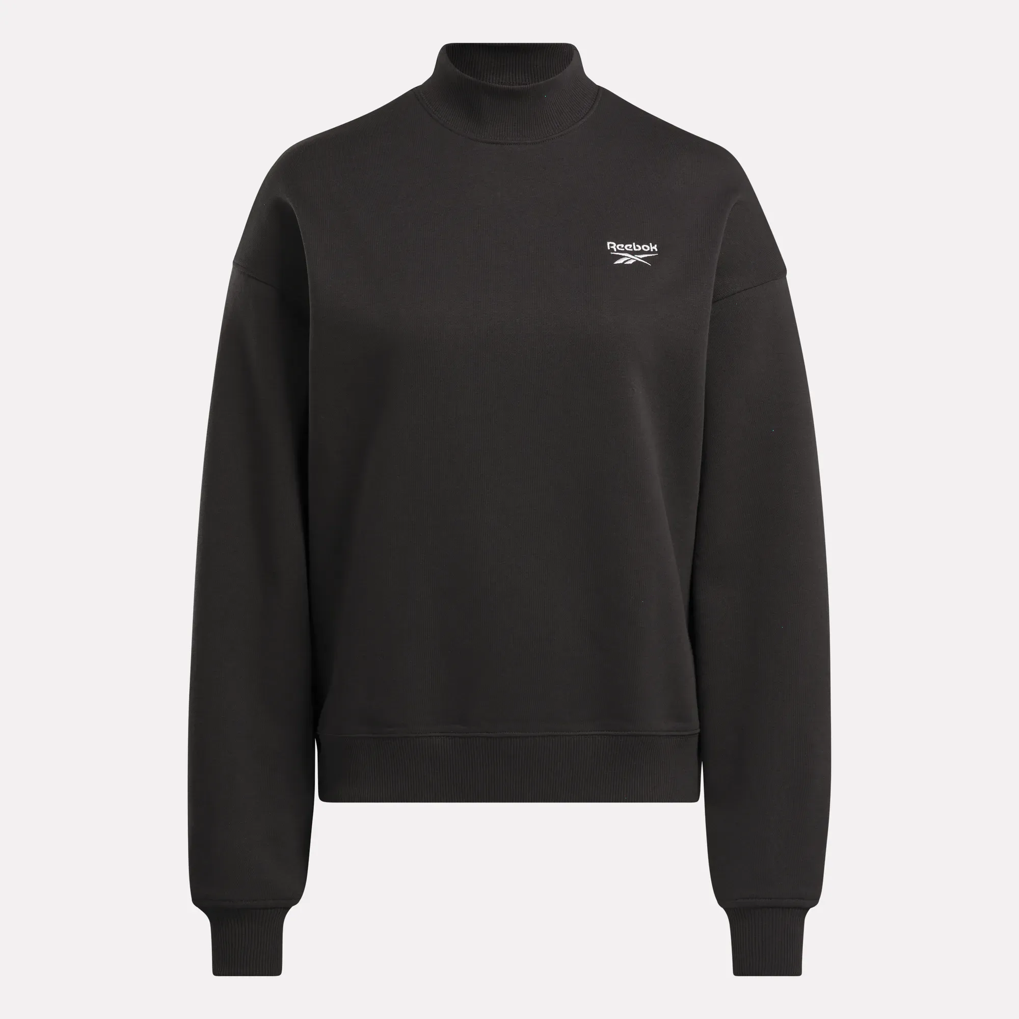 Women's Reebok Identity SL Fleece Mock Neck Top