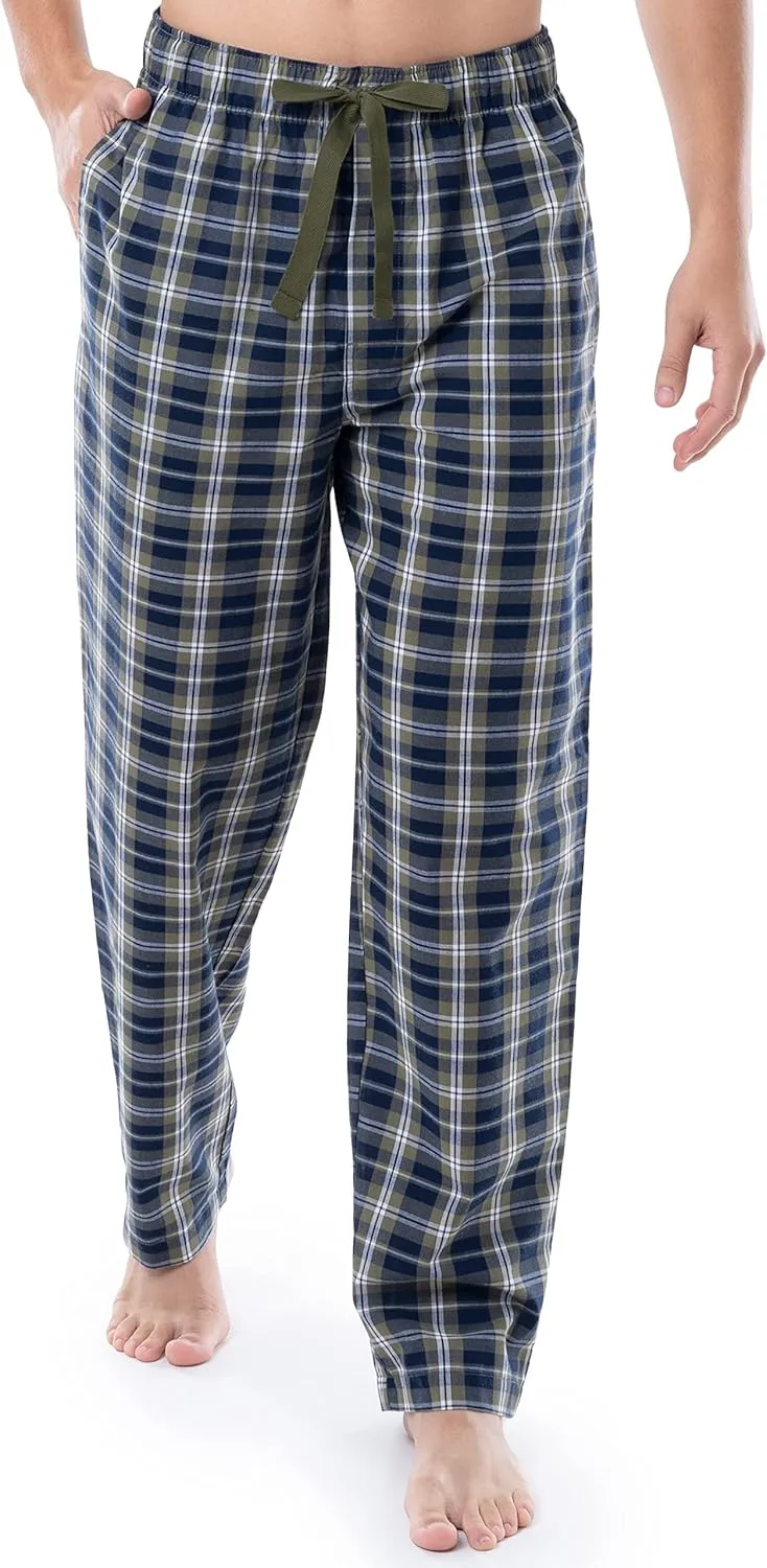 Wrangler Men's Jersey Top and Micro-Sanded Pants Pajama Sleep Set