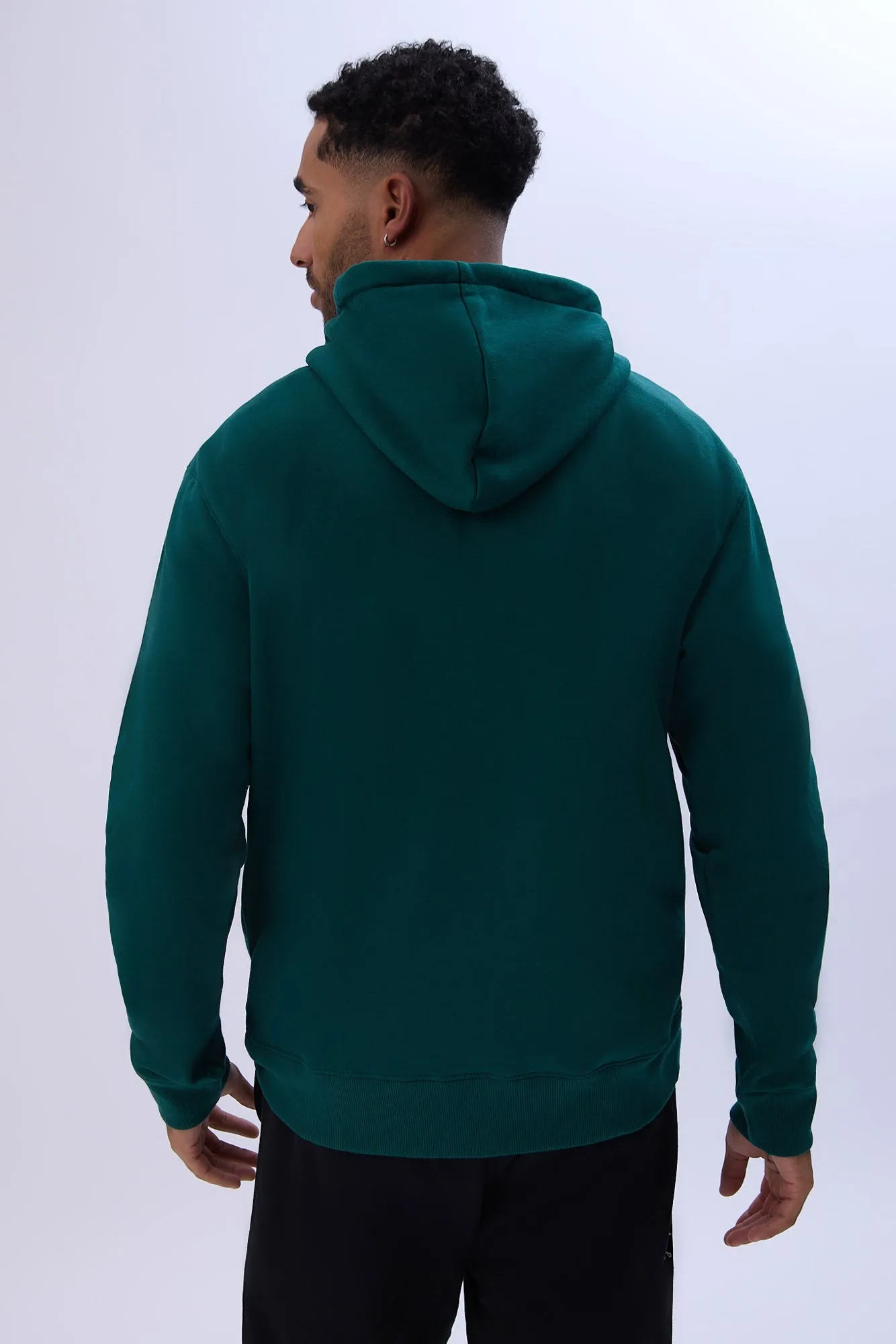 Zoo York Mens Varsity Puff Logo Hoodie